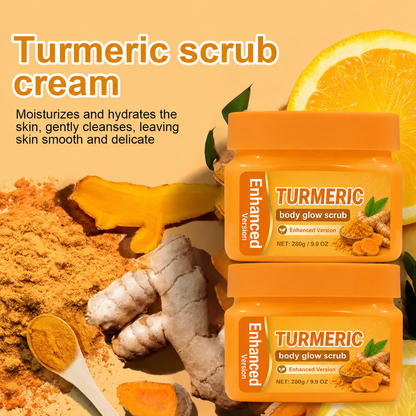 🌿Turmeric Nourishing Scrub – Gentle Exfoliation & Deep Hydration for Radiant Skin