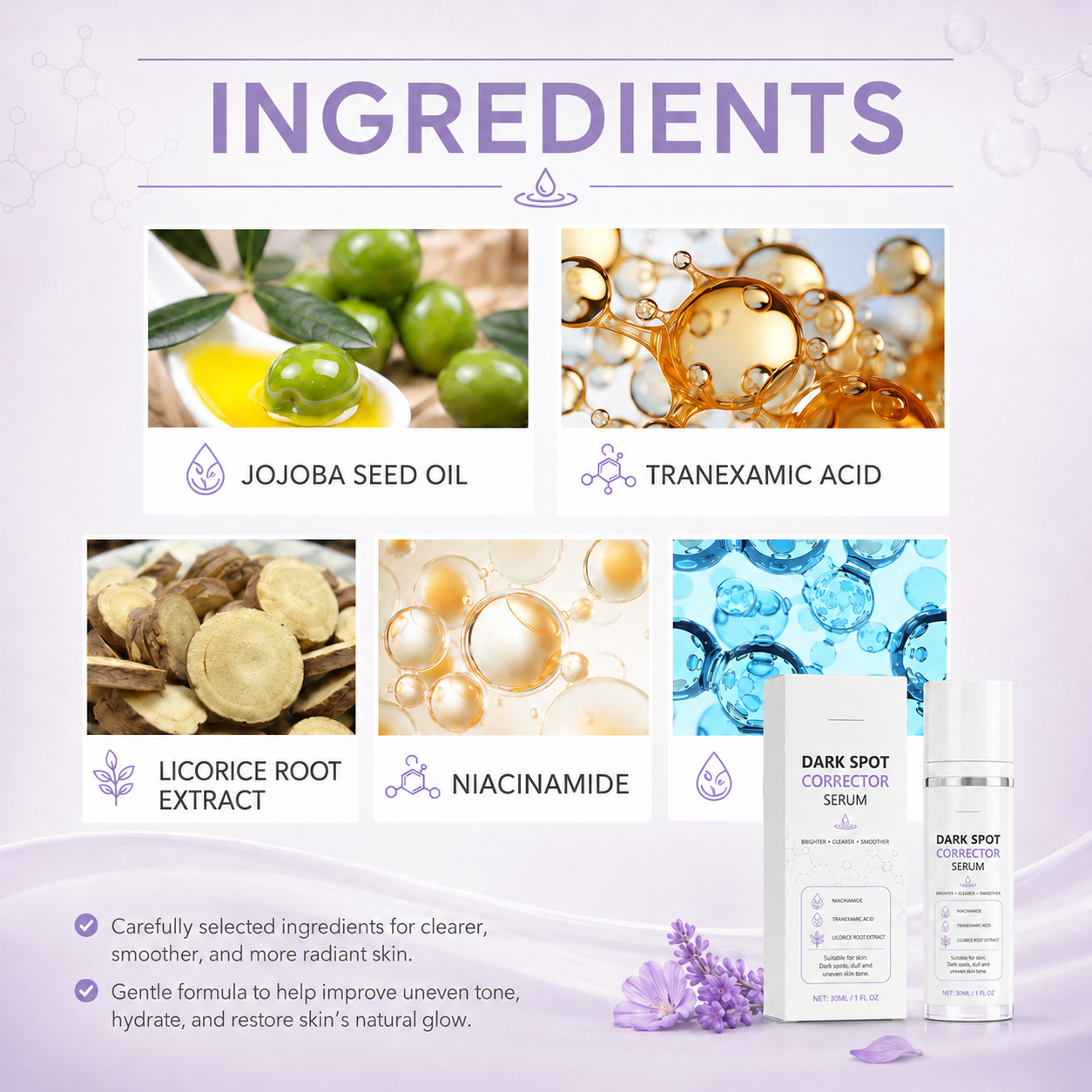 Limited Time Offer🔥Advanced Dark Spot Corrector Serum -Multi-Correction Brightening Formulafor Sun Spots, Age Spots, and Melasma