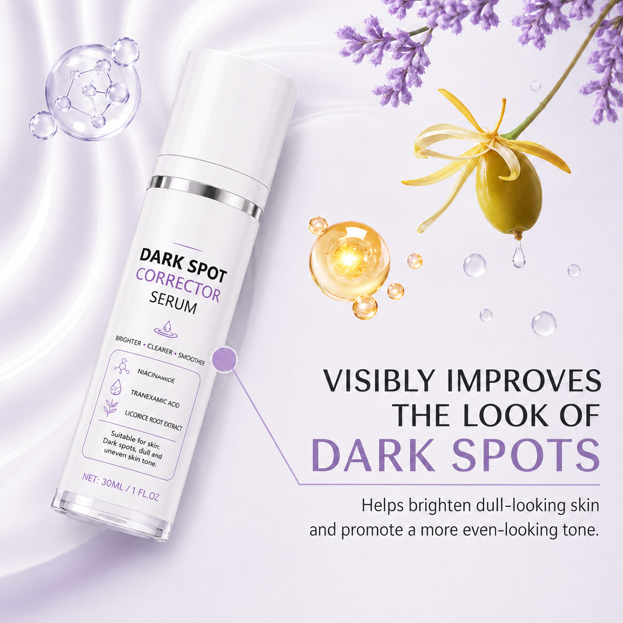 Limited Time Offer🔥Advanced Dark Spot Corrector Serum -Multi-Correction Brightening Formulafor Sun Spots, Age Spots, and Melasma