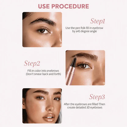 Waterproof Micro-Fork Eyebrow Pencil