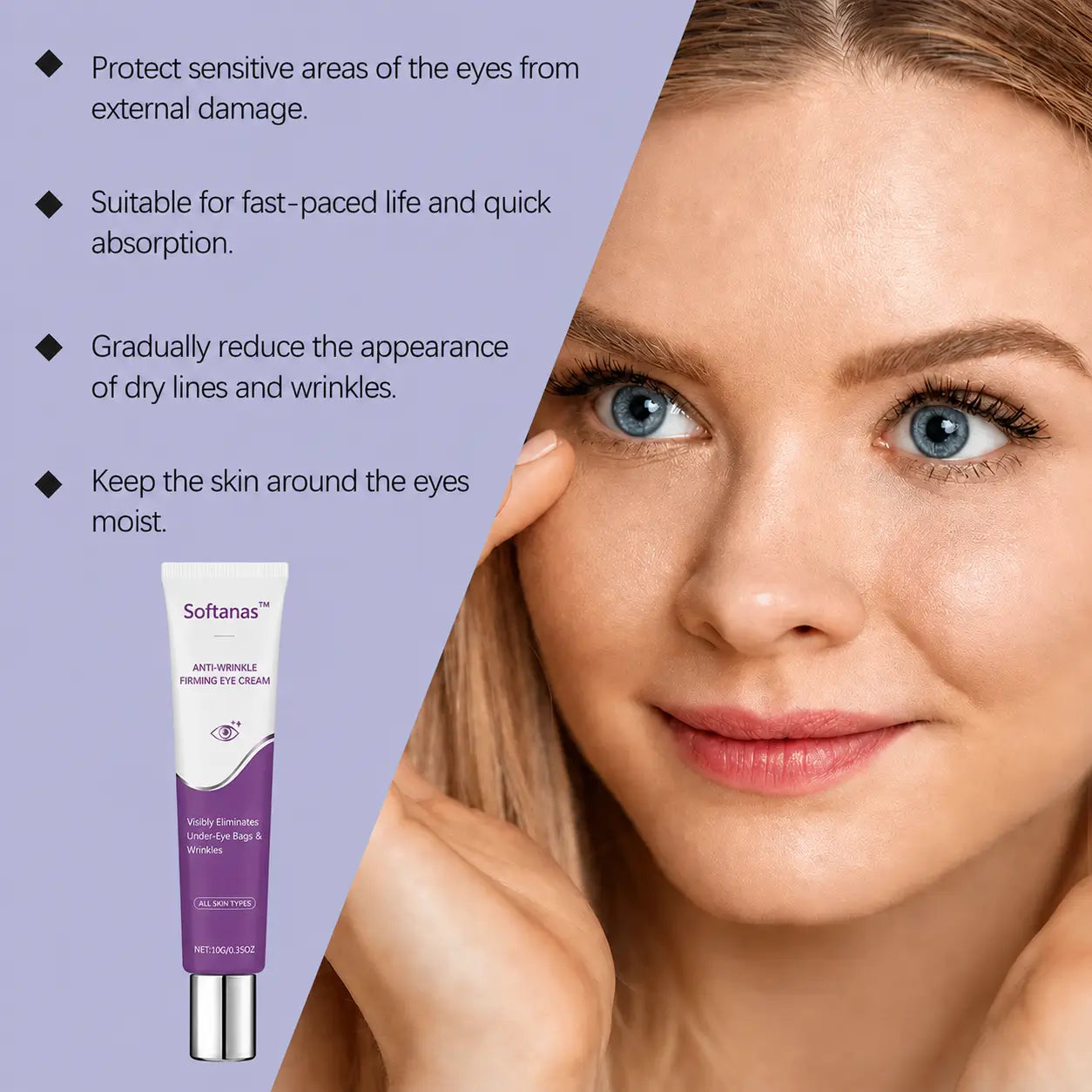 Softanas™ Instant Face Temporary Tightener – Instant visible results in 30 seconds
