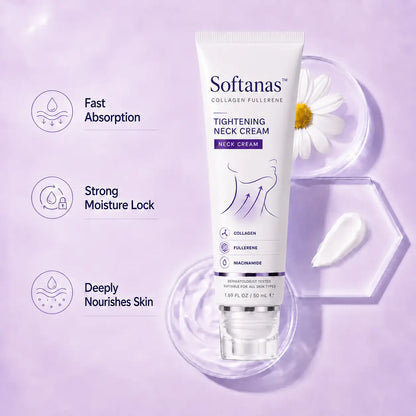 Softanas™ Instant Neck Lift Cream — 🧴 Infused with Retinol & Hyaluronic Acid | Firms the Neck, Reduces Wrinkles & Double Chin
