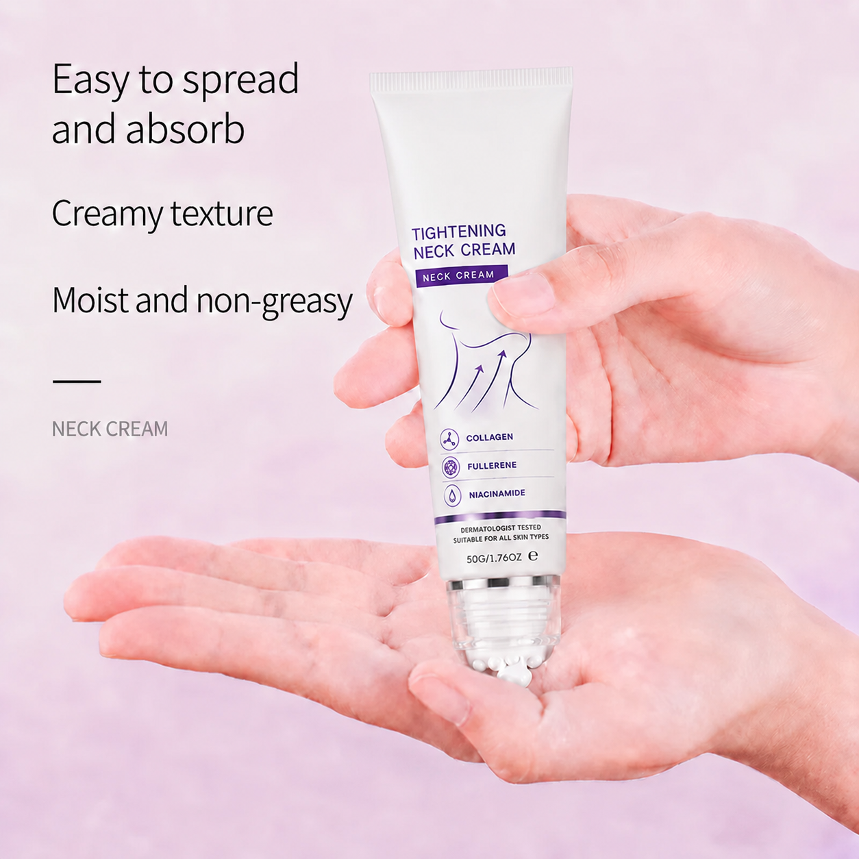 Instant Neck Lift Cream — 🧴 Infused with Retinol & Hyaluronic Acid | Firms the Neck, Reduces Wrinkles & Double Chin