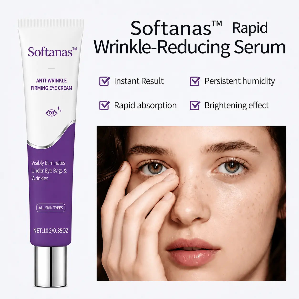 Softanas™ Instant Face Temporary Tightener – Instant visible results in 30 seconds