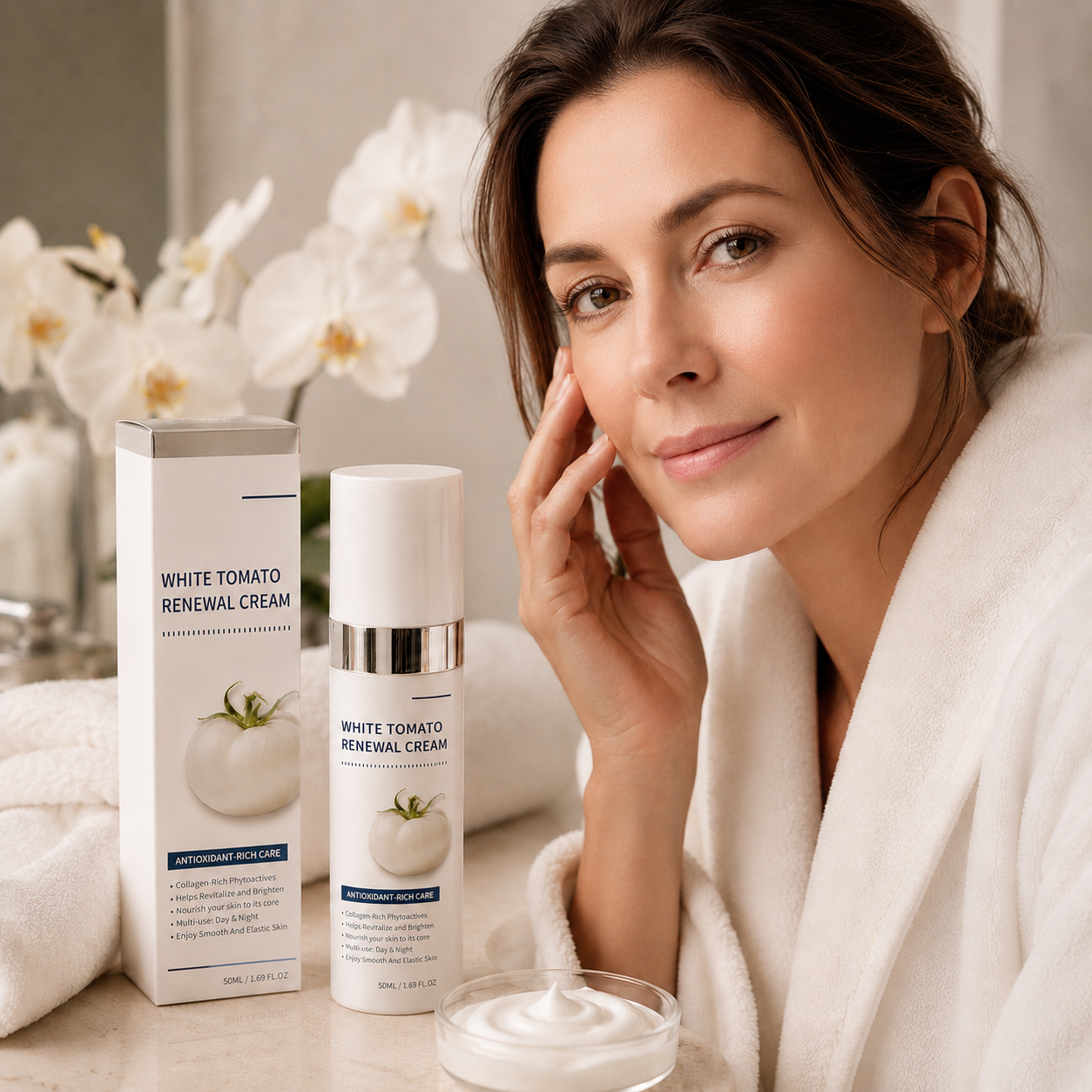 ♥️White tomato cream🔥Wrinkles, Skincare Hydrating Daily Moisturizer Moisture Hydrate