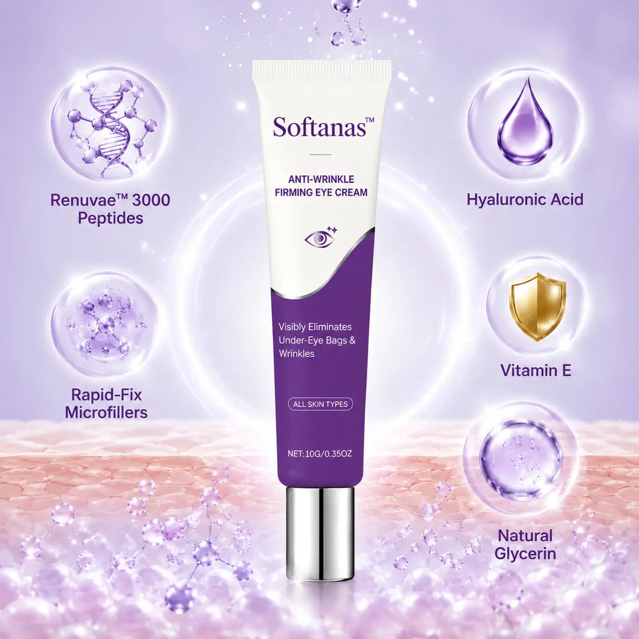 Softanas™ Instant Face Temporary Tightener – Instant visible results in 30 seconds