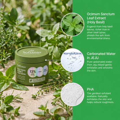 Softanas™ - Holy Basil Bubble Deep Mask